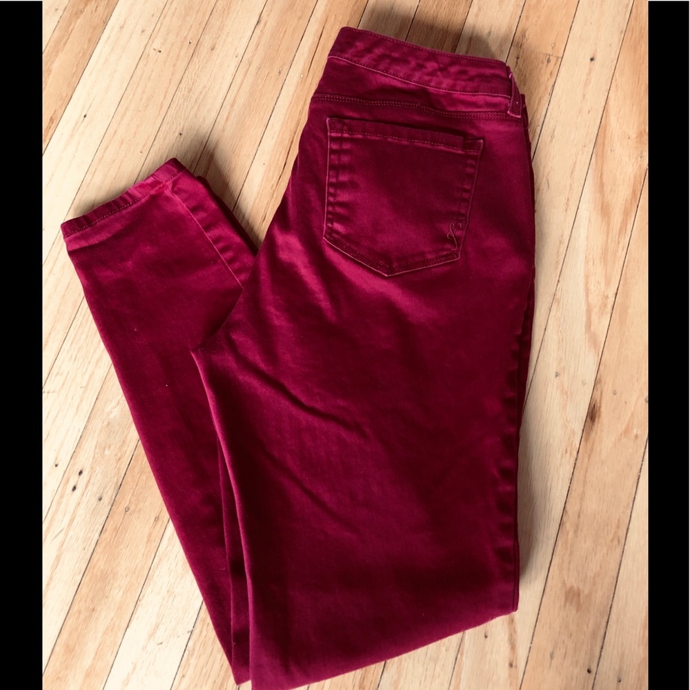 Red Style & co skinny leg jeans - 10